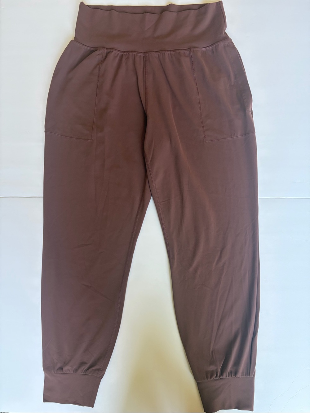 Athleta Salutation Jogger Powervita Brown M High Rise Yoga